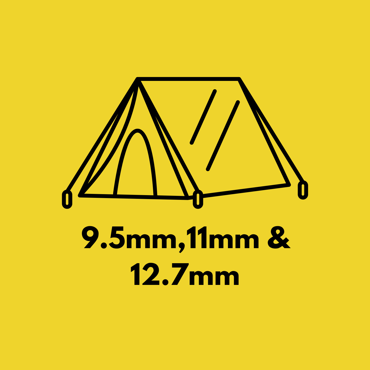 9.5mm 11mm 12.7mm tent pole repair